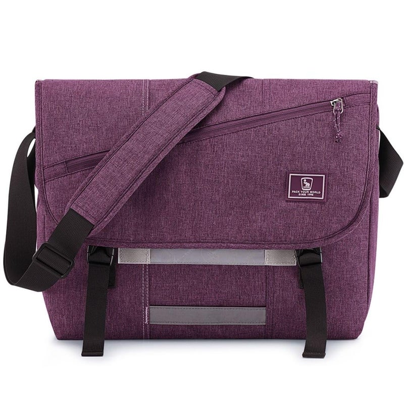 OIWAS Messenger Bag for Women, 15.6 Inch Laptop Crossbody Bags Men Casual Satchel Shoulder Bag College Travel Office Briefcase - Image 1